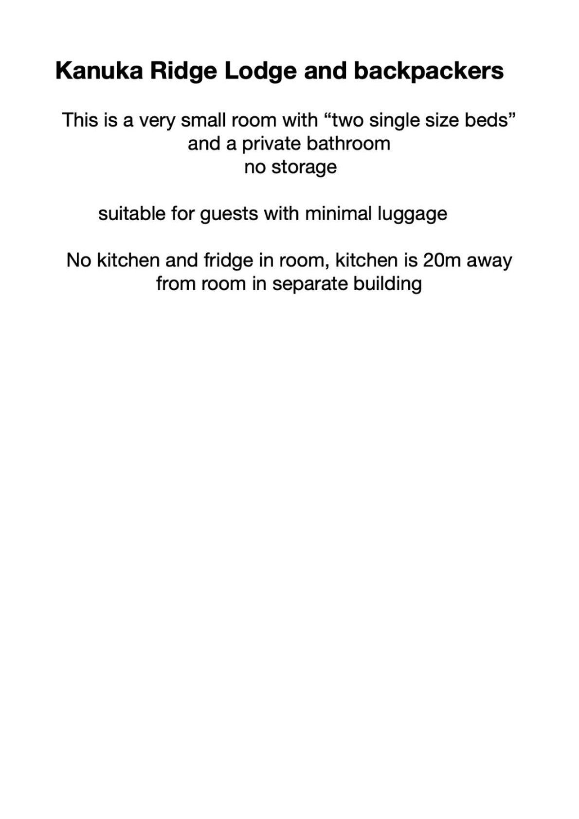 Kanuka Ridge Hostel *