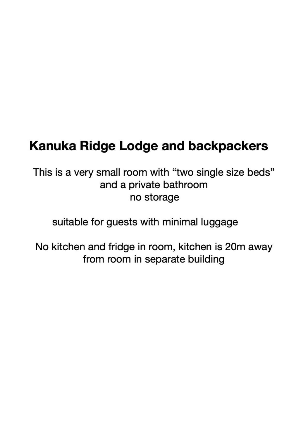 Hostel Kanuka Ridge *